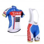 2015 Maillot Cyclisme Tinkoff Saxo Bank Champion Slovaquie Manches Courtes et Cuissard