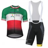 2018 Maillot Cyclisme Astana Champion Italie Manches Courtes et Cuissard