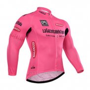 2015 Maillot Cyclisme Giro d'Italia Rose Manches Longues et Cuissard