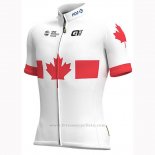 2019 Maillot Cyclisme Groupama FDJ Champion Canada Manches Courtes et Cuissard