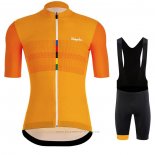 2020 Maillot Cyclisme Rapha Orange Manches Courtes et Cuissard